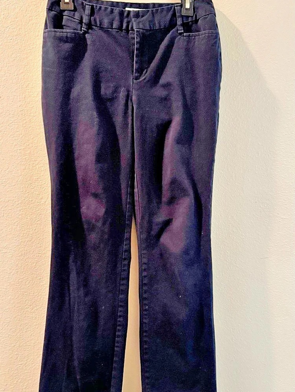 St. John's Bay Bi-Stretch Pant Straight Leg Pants Black Size 4